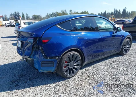 2023 Tesla Model Y Performance Dual Motor All-Wheel Drive из США, поврежденный, VIN 7SAYGDEF9PF804878